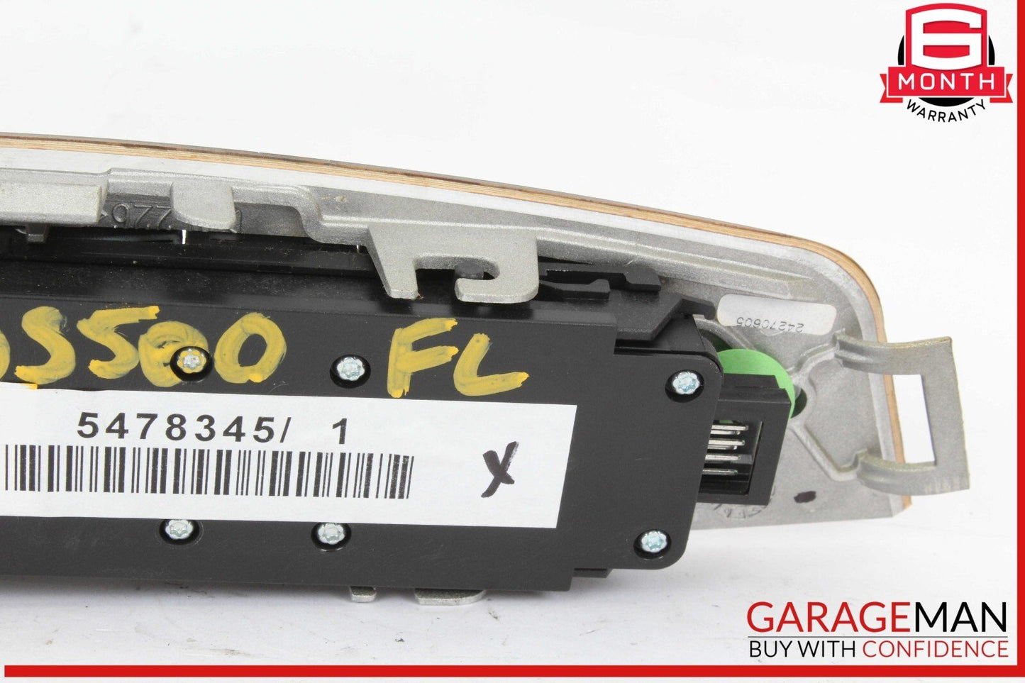 03-06 Mercedes W220 S500 S55 AMG Left Side Master Window Switch Trim Wood OEM