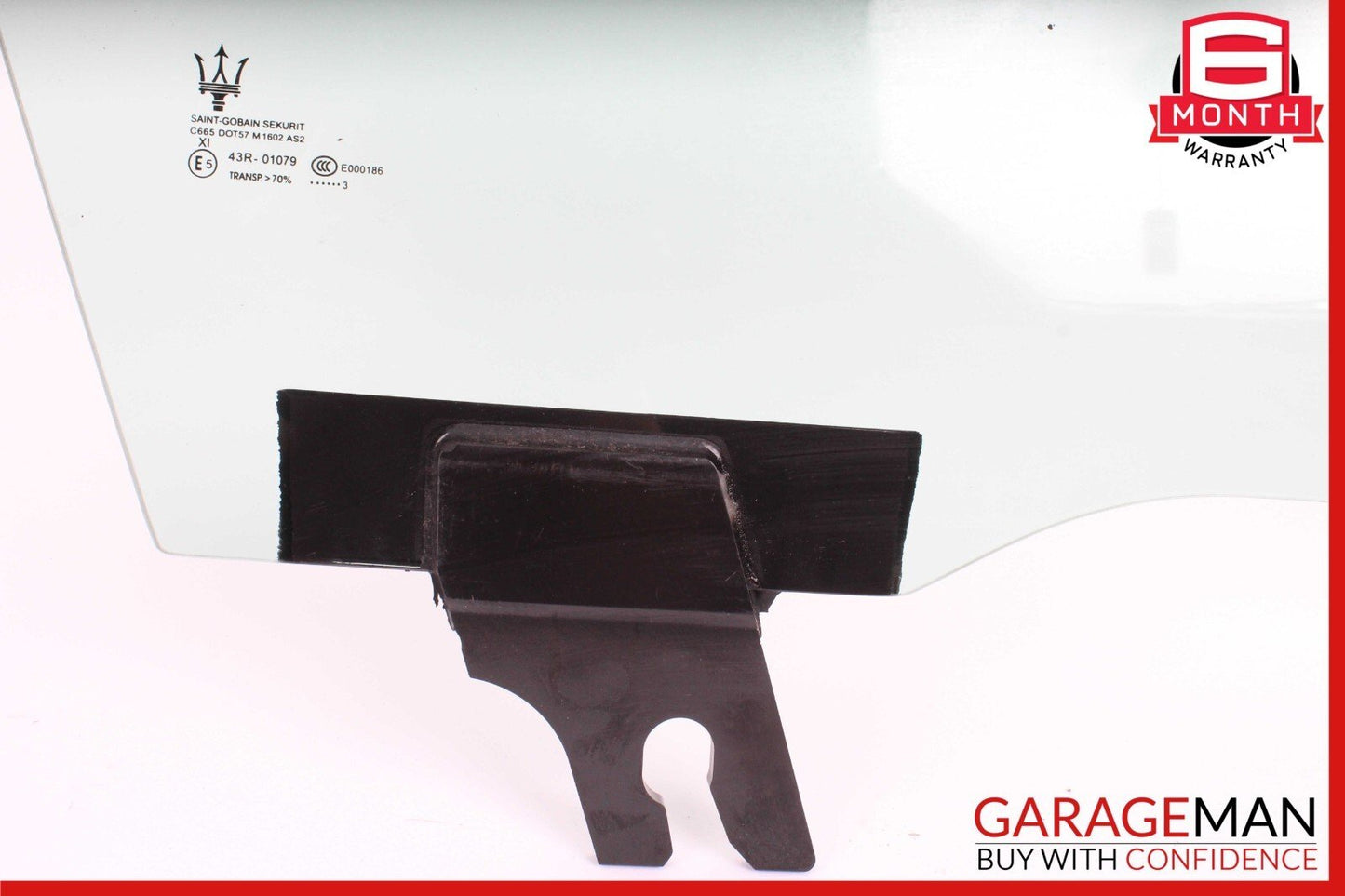 17-24 Maserati Levante M161 Front Right Passenger Side Door Window Glass OEM