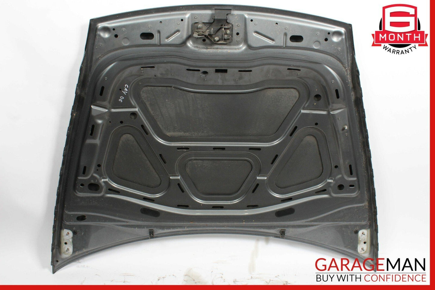 03-06 Porsche Cayenne S 955 Front Hood Bonnet Panel Assembly Gray OEM