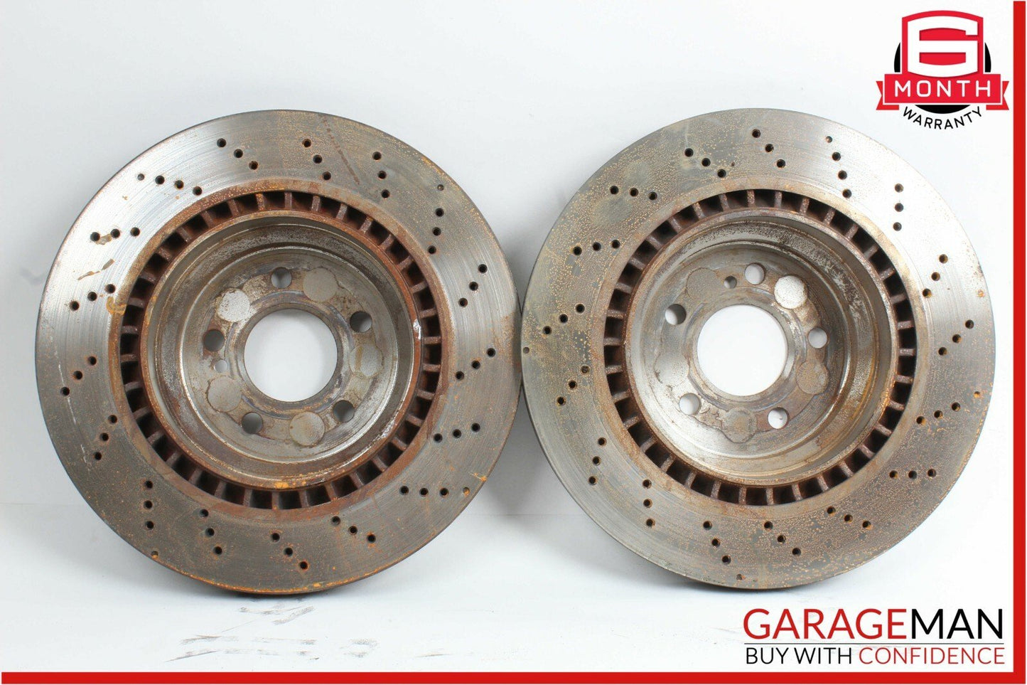 03-09 Mercedes W211 E350 AWD Brembo Rear Right & Left Side Brake Rotor Disc Set