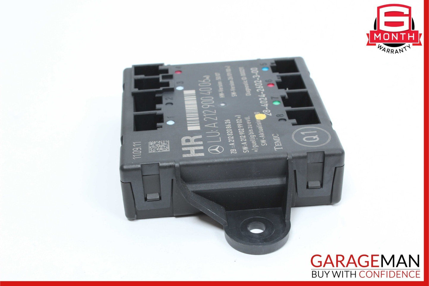 08-18 Mercedes W204 C250 C300 GLK350 E350 Rear Right Side Door Control Module