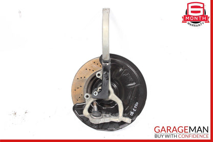 03-09 Mercedes W211 E350 RWD Front Left Spindle Knuckle Hub w/ Brake Rotor Disc