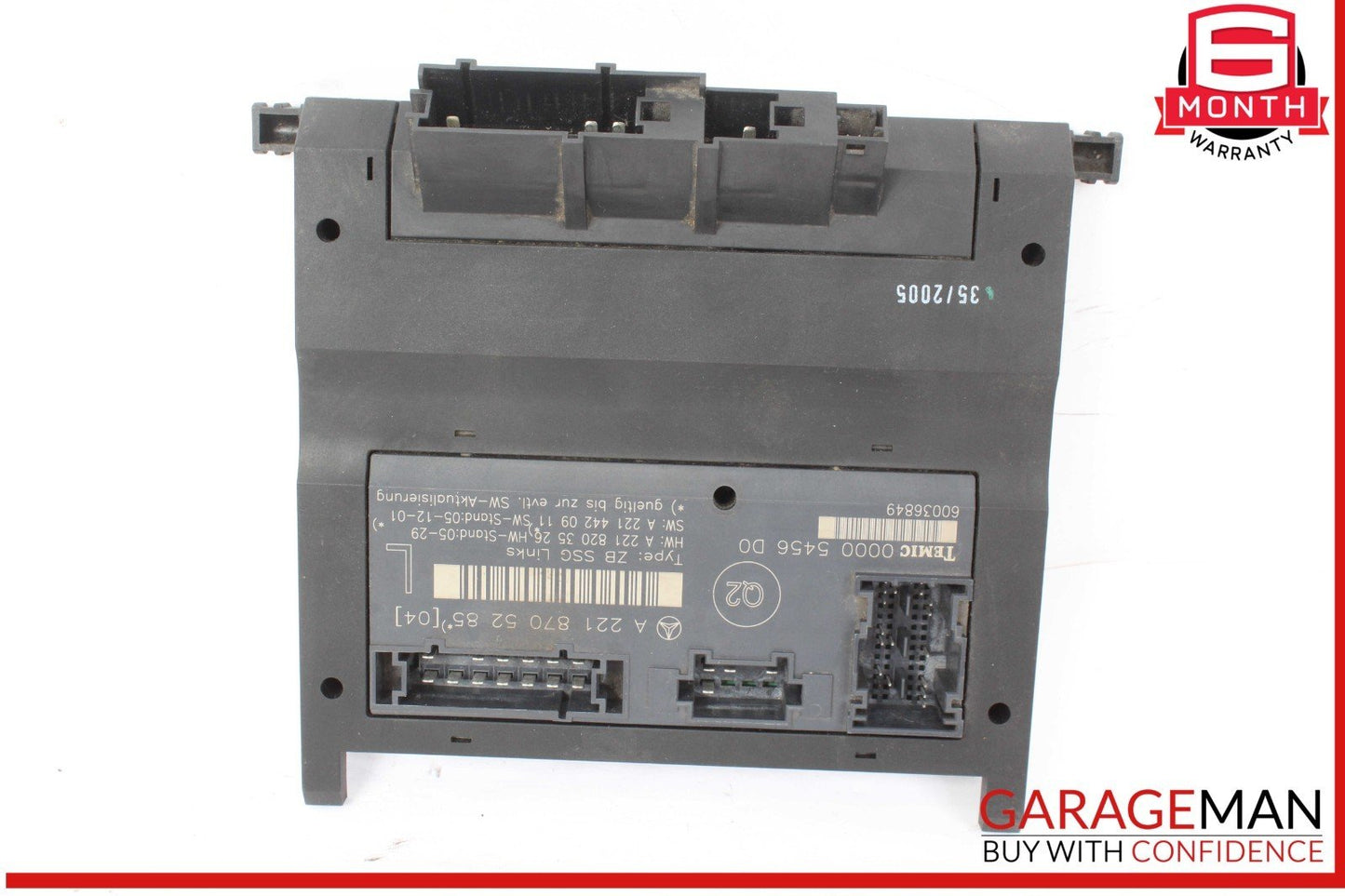 07-13 Mercedes W221 S550 S63 Front Left Driver Side Under Seat Control Unit OEM