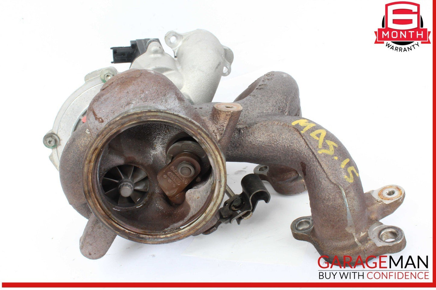 14-24 Maserati Quattroporte S Left Turbocharger Turbo Charger Manifold OEM
