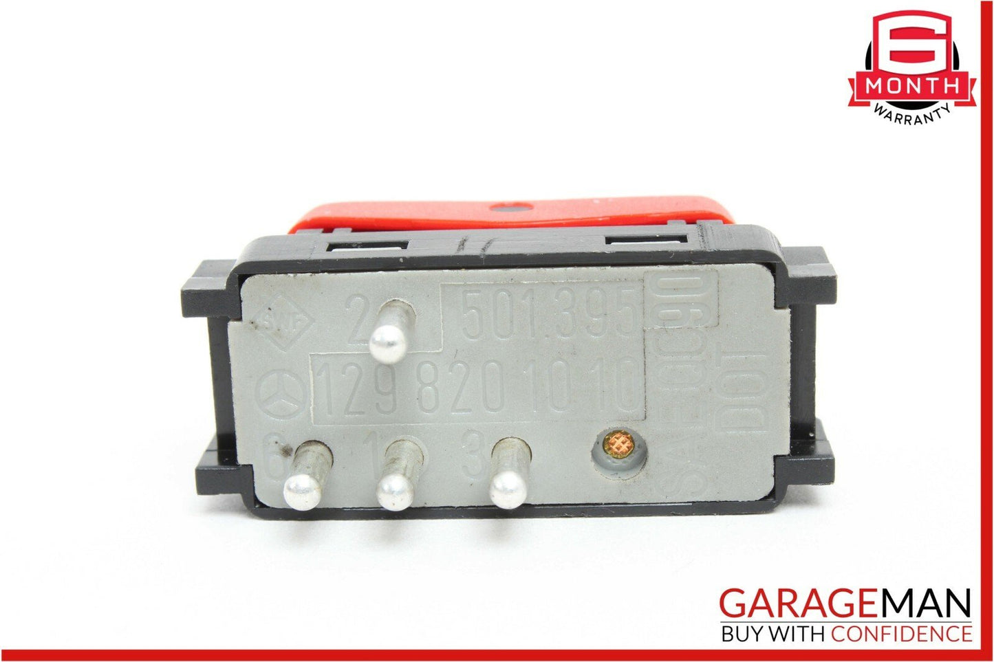 90-02 Mercedes R129 300SL SL500 Hazard Warning Light Switch 1298201010 OEM