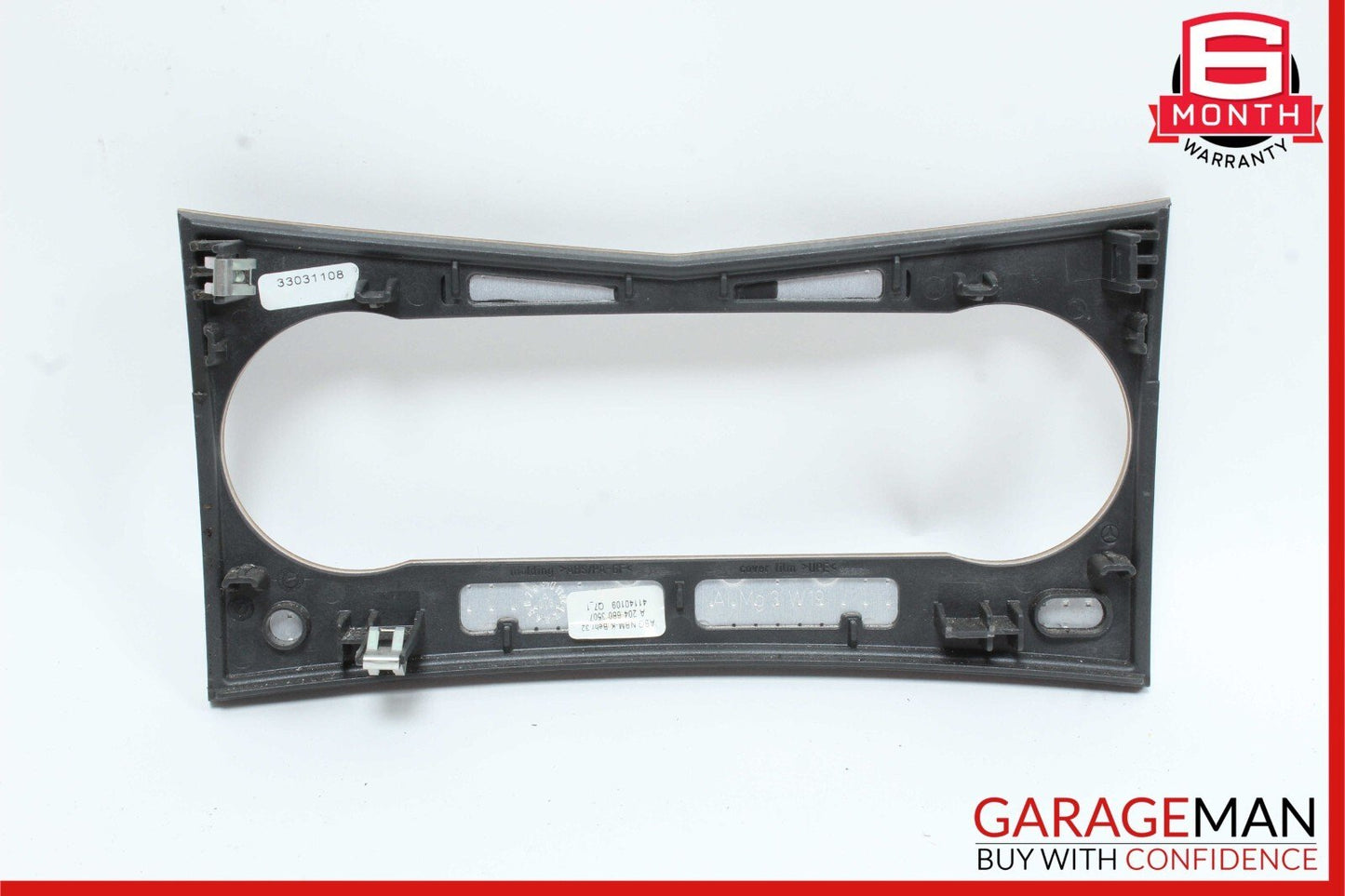 08-14 Mercedes W204 C300 C350 AC A/C Climate Control Switch Trim Bezel Wood OEM
