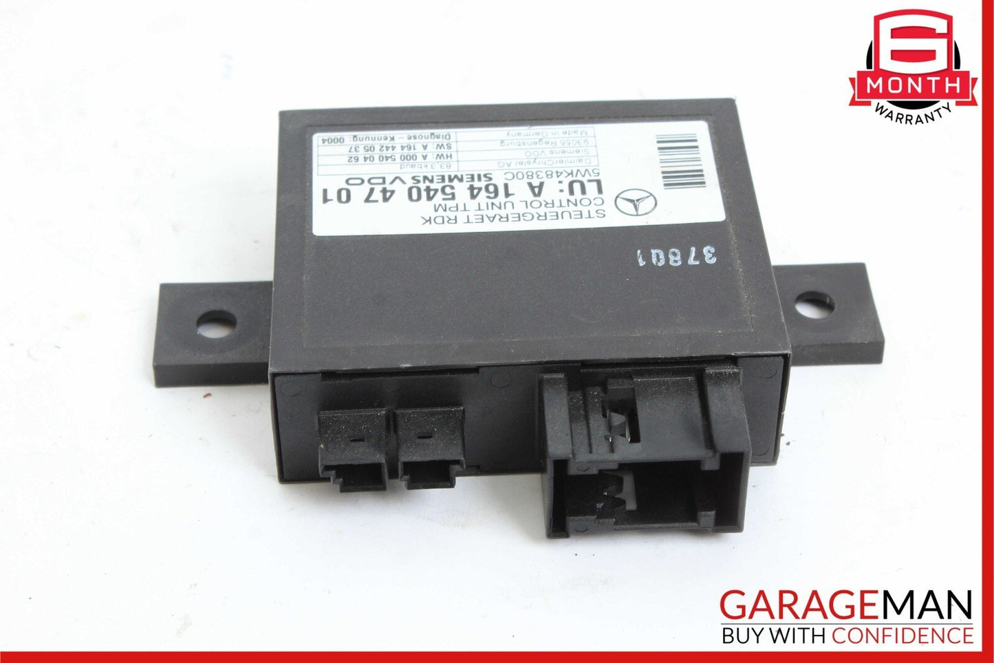 06-13 Mercedes W211 E350 ML350 R350 TPMS Tire Pressure Control 1645403762 OEM