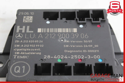 08-18 Mercedes W204 C250 C300 CLS550 E550 Rear Left Side Door Control Module
