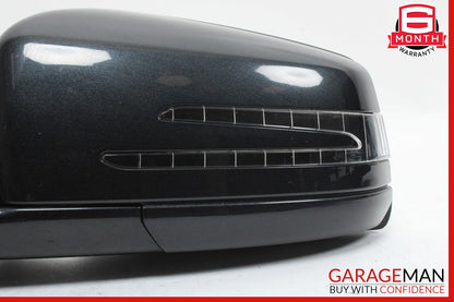 10-13 Mercedes W221 S550 S600 Front Left Side Mirror Door Rear View Black