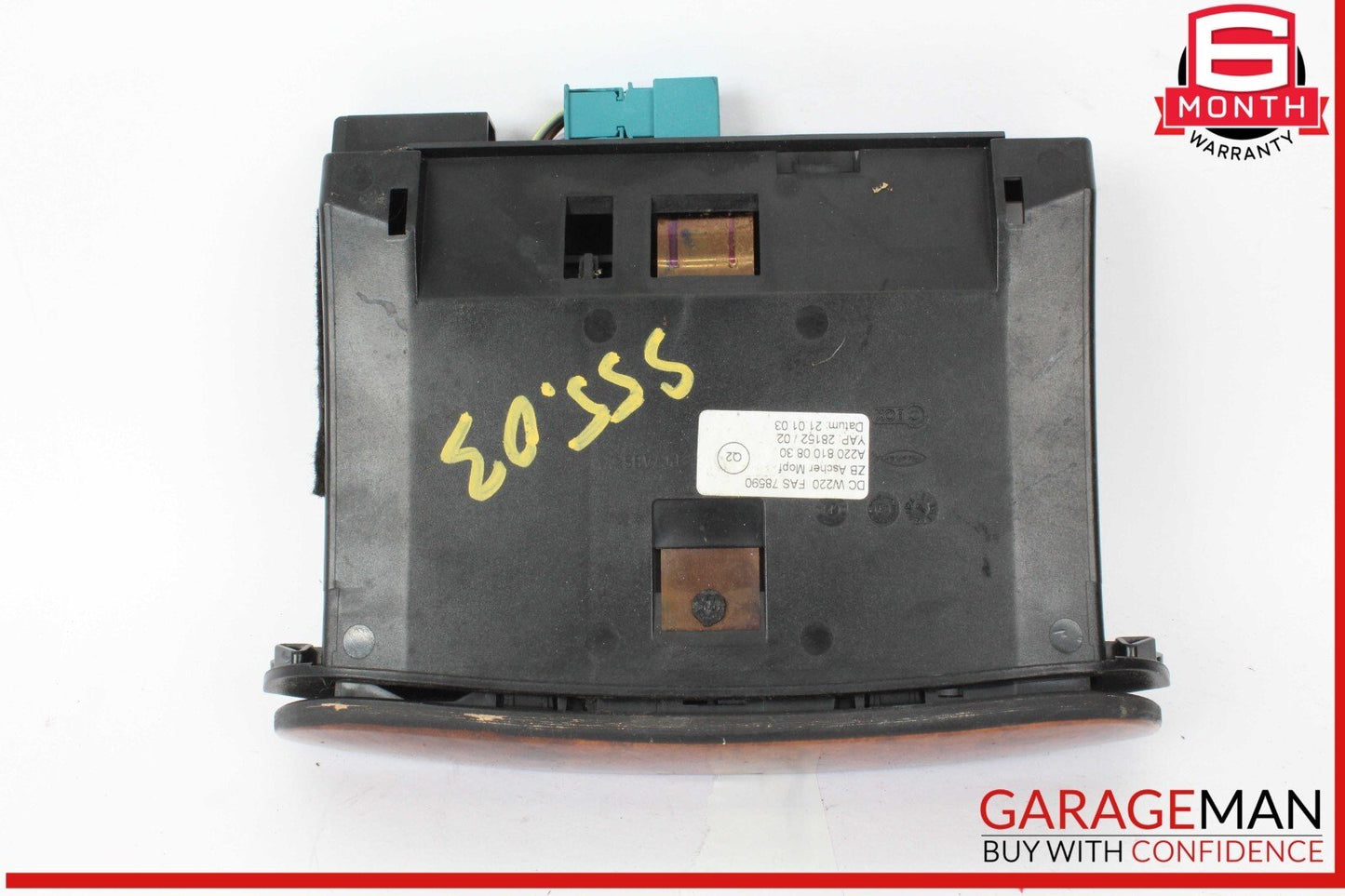00-06 Mercedes W220 S55 AMG S500 Center Console Ash Tray Ashtray Compartment OEM