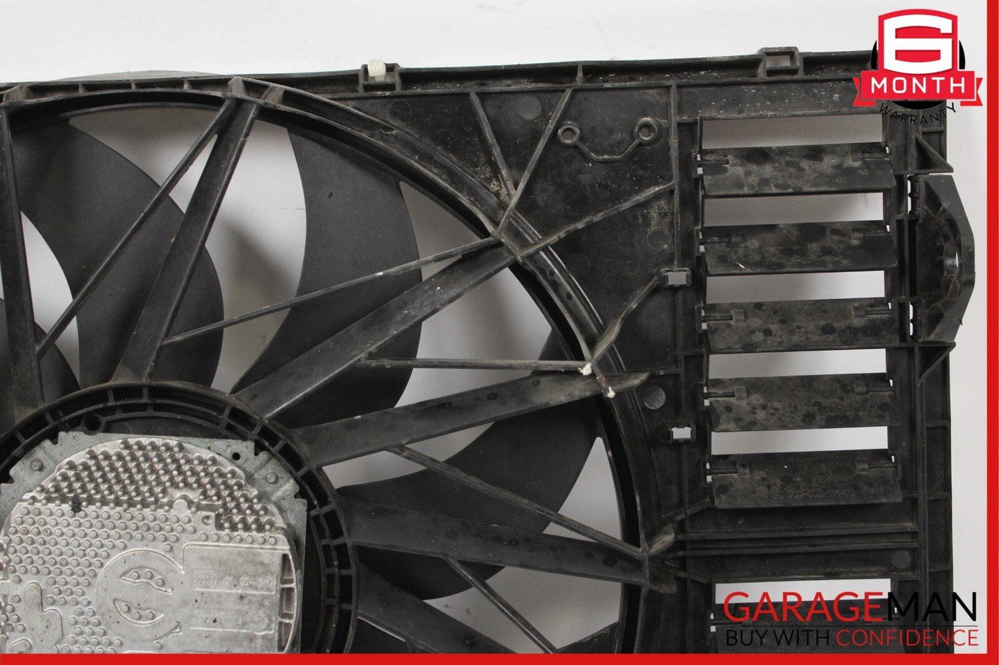 10-16 Porsche Panamera 970 4.8L Radiator Engine Electric Cooling Fan Shroud Assy