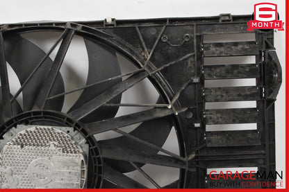 10-16 Porsche Panamera 970 4.8L Radiator Engine Electric Cooling Fan Shroud Assy