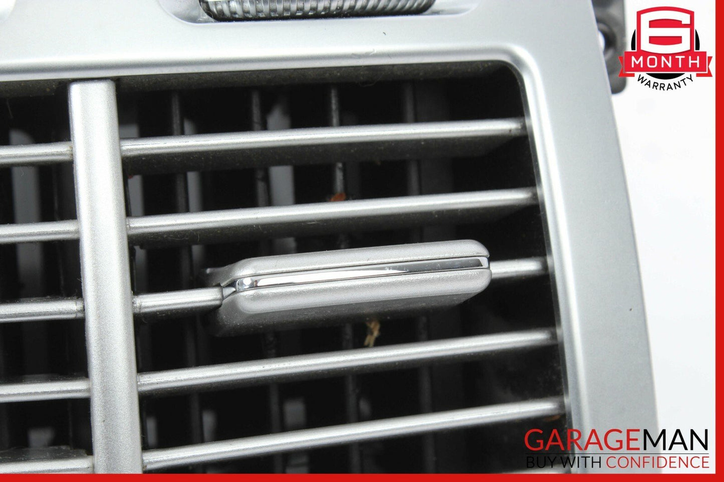 07-13 Mercedes W221 S400 S65 AMG Center Console Rear AC Vent Trim Silver OEM