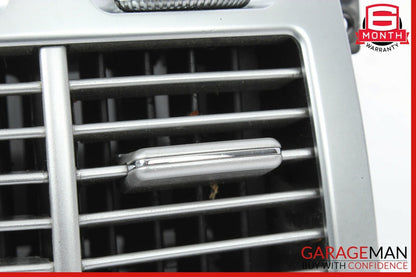 07-13 Mercedes W221 S400 S65 AMG Center Console Rear AC Vent Trim Silver OEM