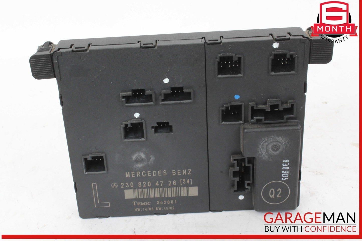 03-12 Mercedes R230 SL500 SL55 AMG Front Left Door Control Module 2308203526 OEM