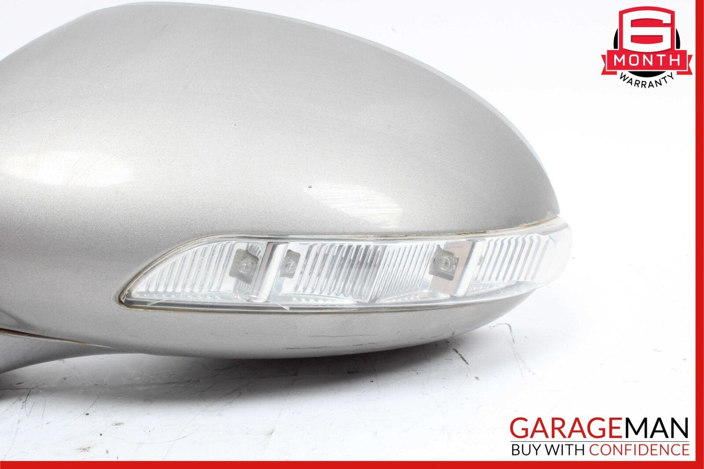 07-09 Mercedes W221 S550 Front Left Side Mirror Door Rear View Cubanite Silver