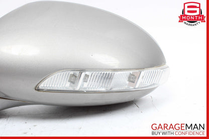 07-09 Mercedes W221 S550 Front Left Side Mirror Door Rear View Cubanite Silver