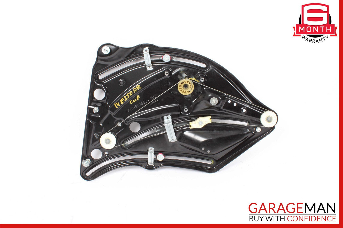 10-17 Mercedes W207 E350 Coupe Rear Right Door Window Regulator Frame w/o Motor