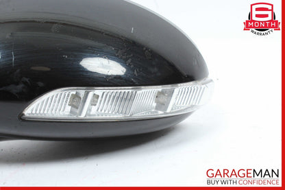 07-09 Mercedes W221 S550 S600 Front Left Side Mirror Door Rear View Black OEM
