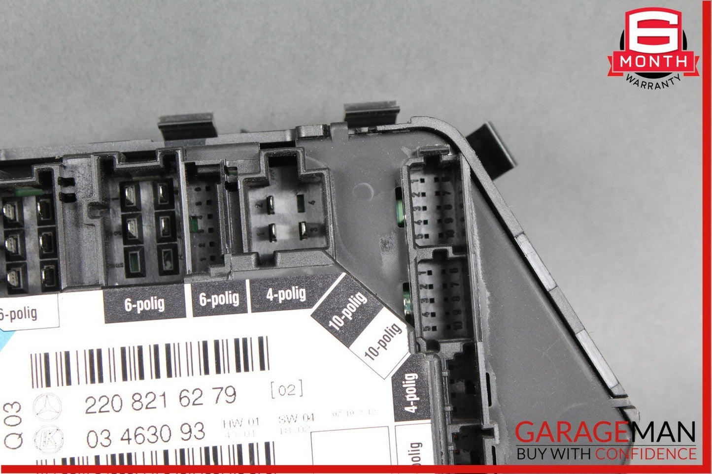 00-06 Mercedes W220 S430 S500 Rear Left Side Seat Control Module 2208216279 OEM