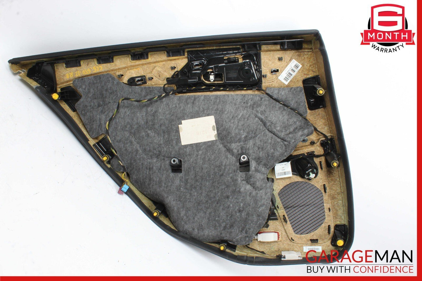 12-14 Mercedes W218 CLS550 Rear Right Passenger Side Interior Door Panel Black