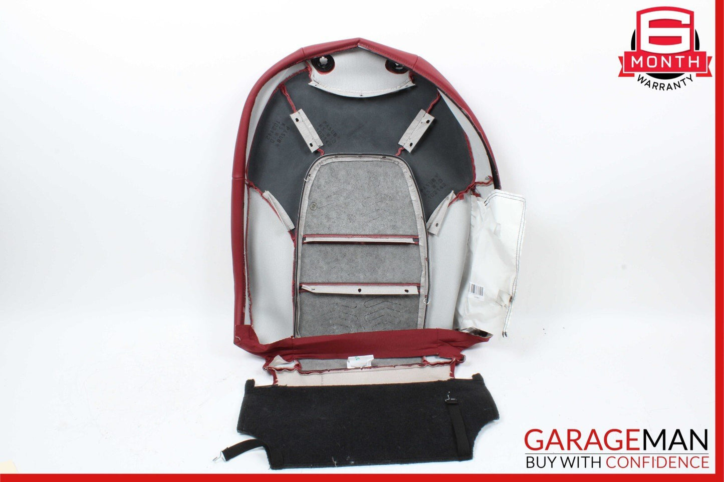 19-22 Porsche Cayenne Front Right Side Top Upper Seat Cushion Cover Red