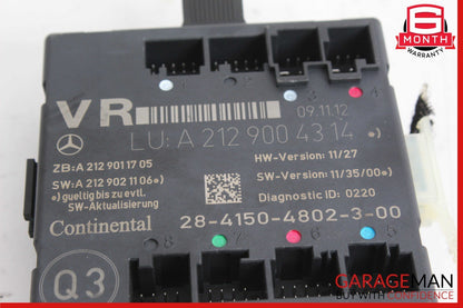 08-18 Mercedes W212 E400 CLS550 SLK250 Front Right Side Door Control Module OEM