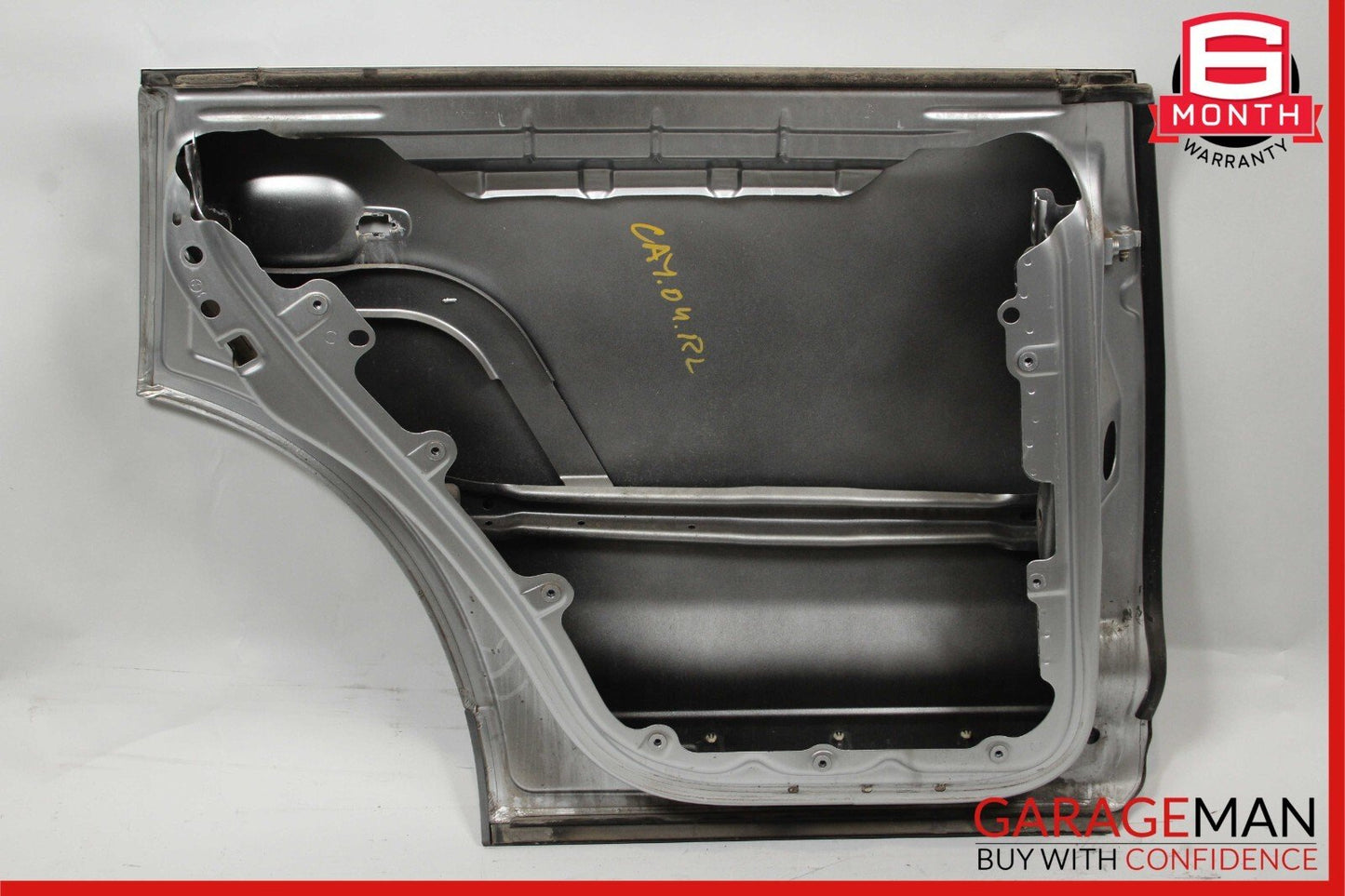 03-06 Porsche Cayenne 955 Rear Left Driver Side Exterior Door Shell Panel Silver