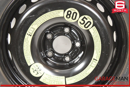 10-17 Mercedes W207 E400 C250 Coupe Donut Spare Tire Wheel Rim 135 80 17" OEM