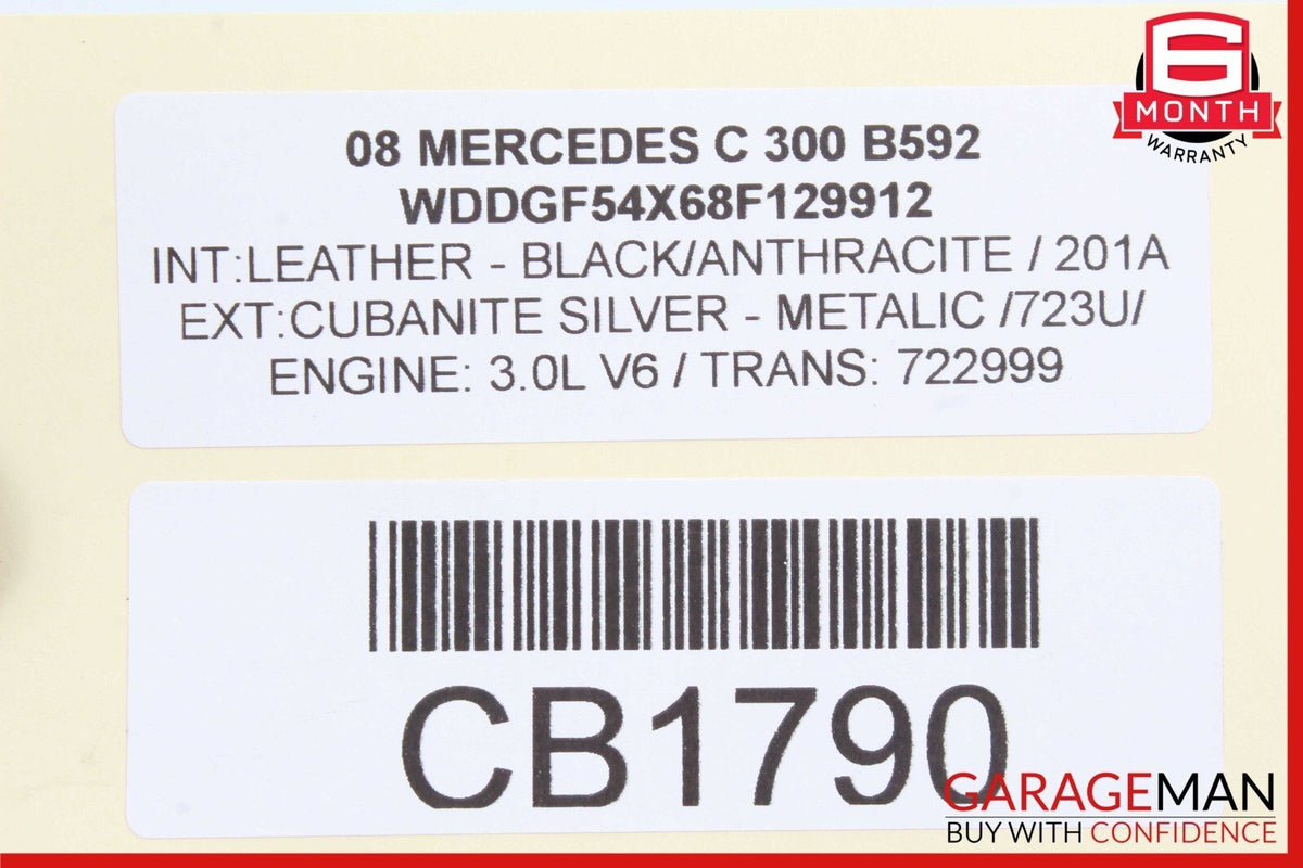 05-12 Mercedes W204 C300 C350 R350 Water Thermostat Housing 2722000415 OEM