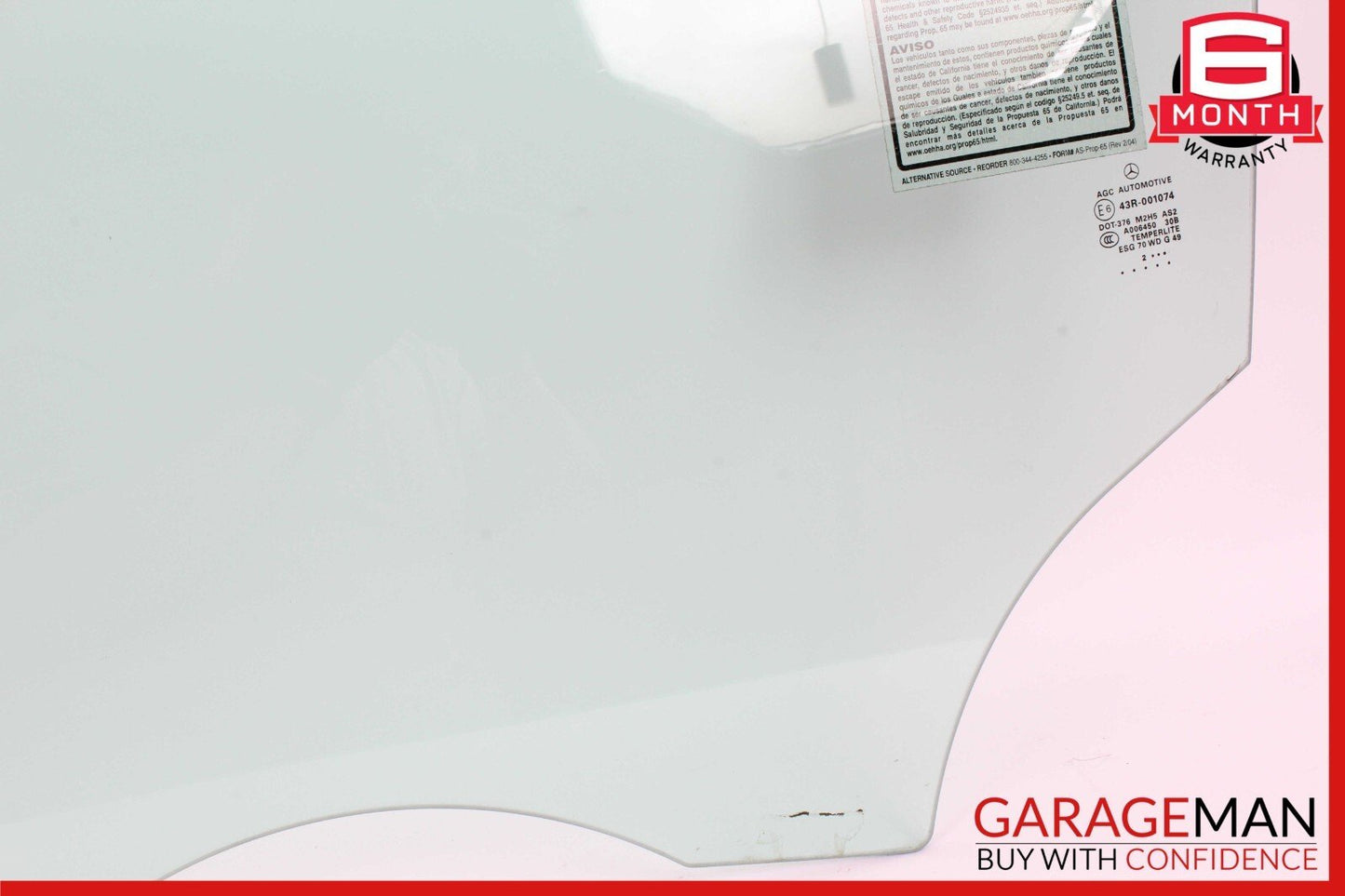 12-19 Mercede W166 ML350 GLE43 AMG GLS550 Front Left Door Window Glass OEM