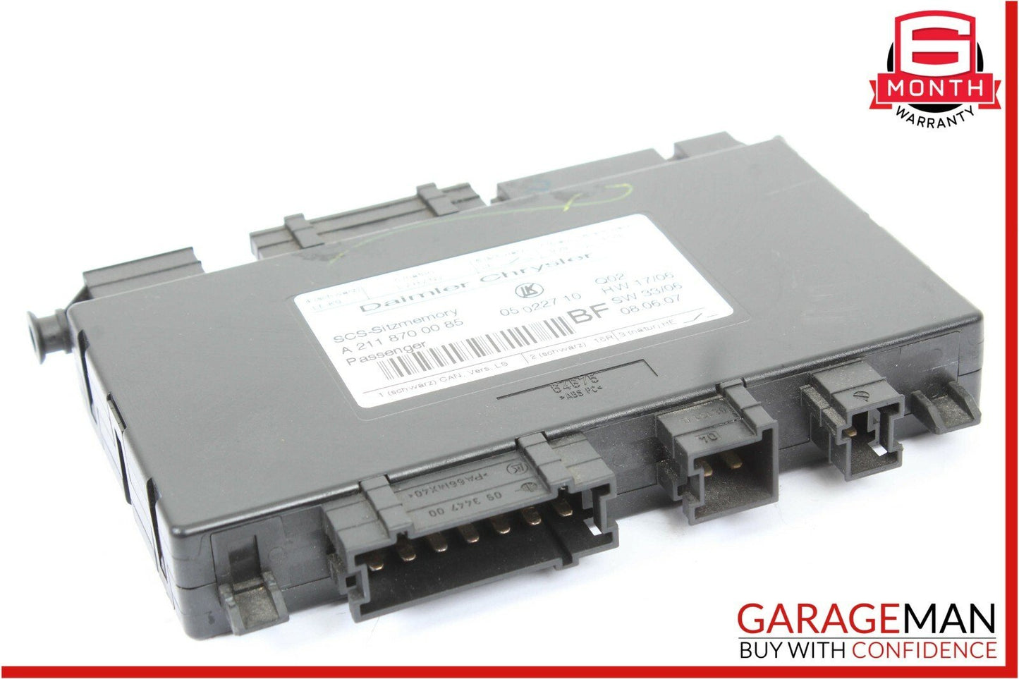 06-12 Mercedes X164 GL450 GL550 Front Right Passenger Side Seat Control Module