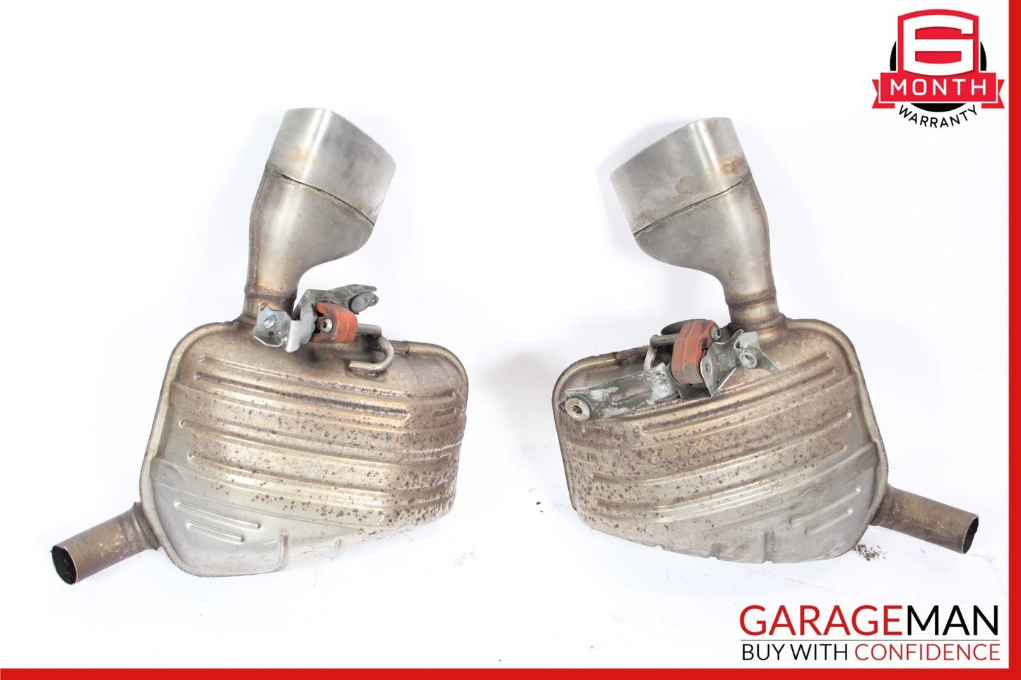 11-13 Porsche Panamera 970 3.6L Rear Right & Left Exhaust Muffler Tip Set of 2