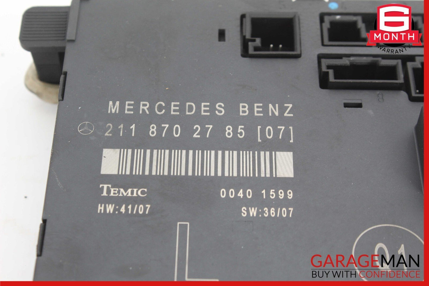 03-09 Mercedes W211 E350 E550 E63 AMG Front Left Side Door Controller Module OEM