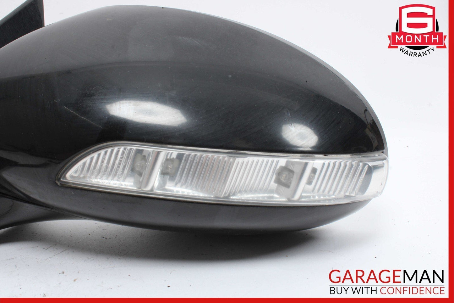07-09 Mercedes W216 CL550 CL63 AMG Front Left Side Mirror Door Rear View Black