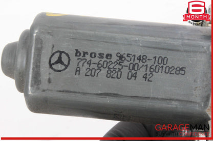 10-17 Mercedes W207 E350 E400 Coupe Front Right Door Window Regulator Motor Unit