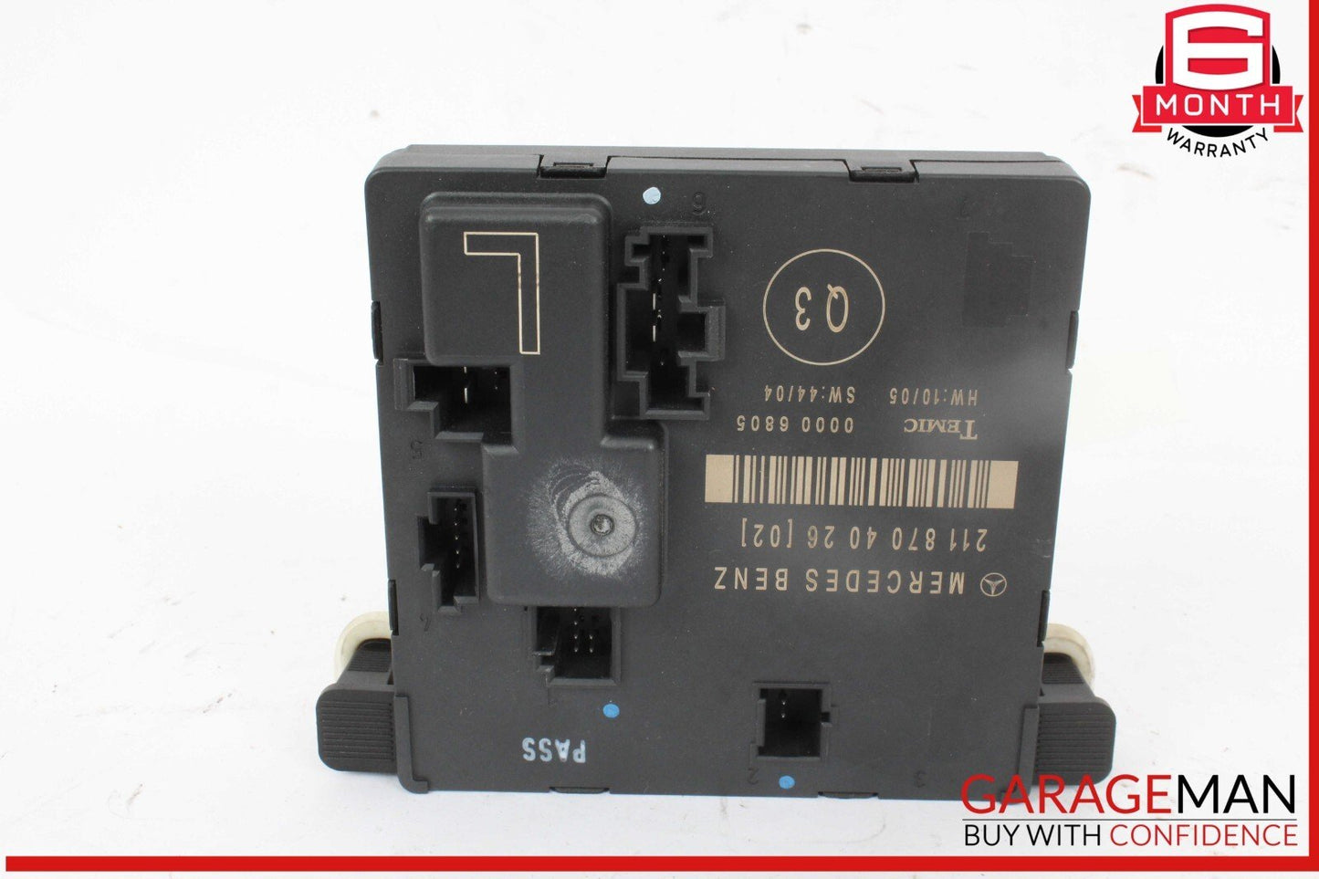 03-09 Mercedes W211 E350 E550 Rear Left Driver Door Control Module OEM