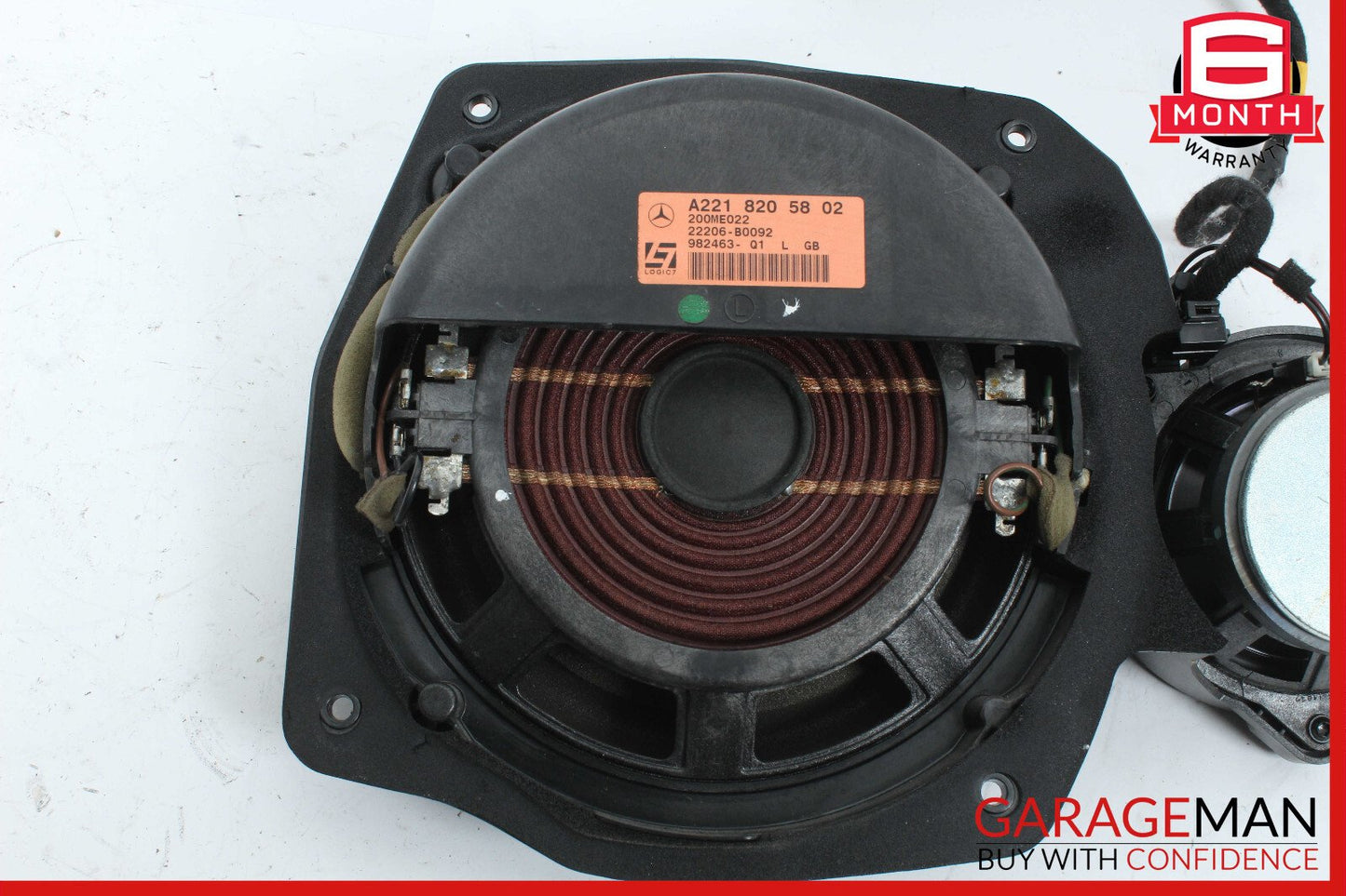 07-09 Mercedes W221 S550 S63 AMG Front Left Driver Side Door Speaker Logic 7 OEM