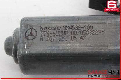 10-20 Mercedes W218 CLS550 Rear Left Window Regulator Motor 2078200542 OEM