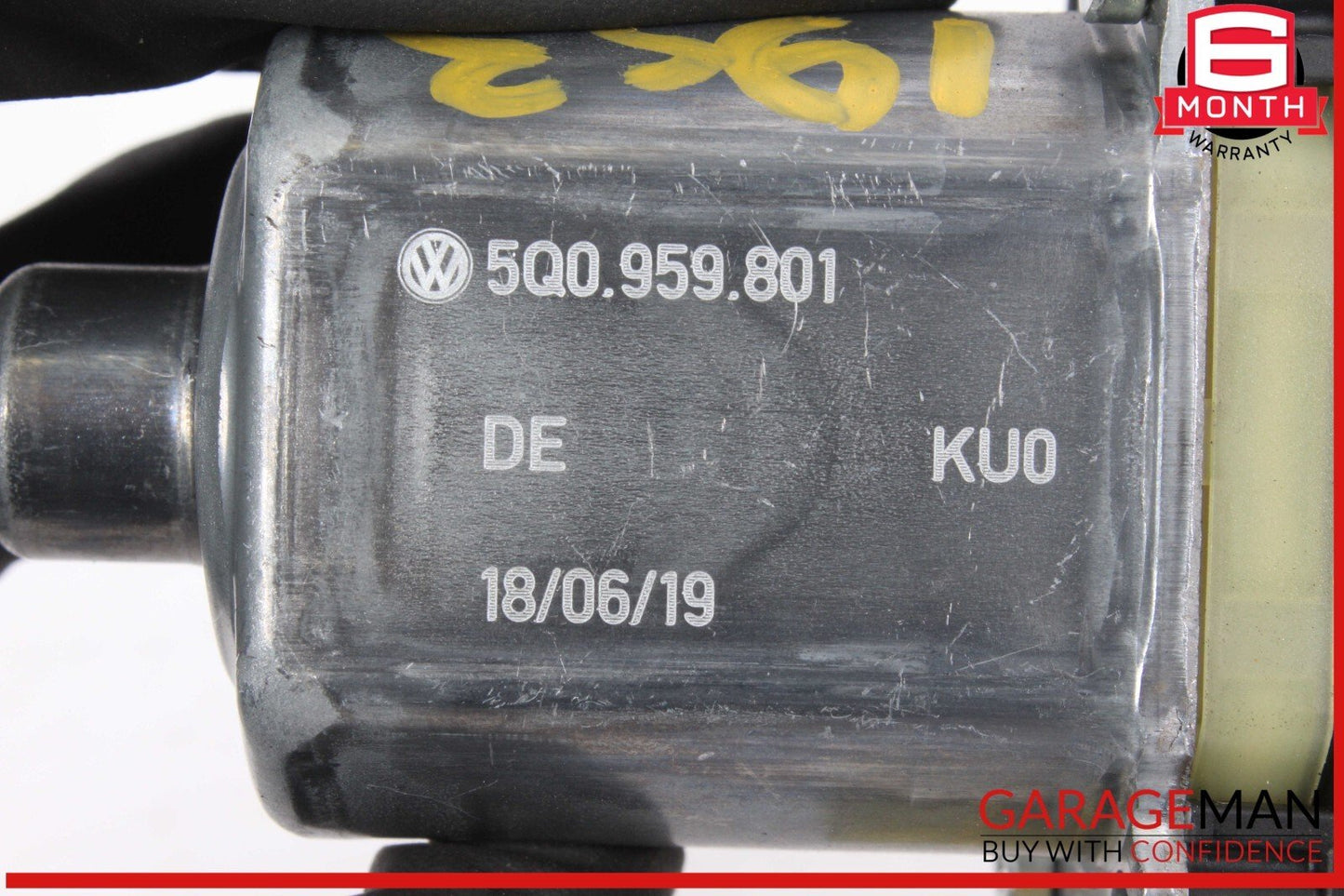 17-20 Audi S3 A3 Rear Left Driver Side Window Regulator Motor 5Q0959801 OEM