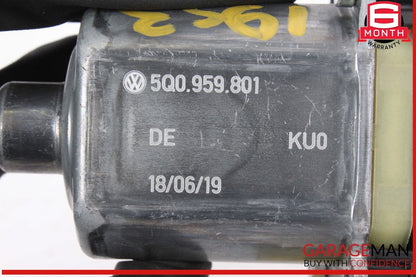 17-20 Audi S3 A3 Rear Left Driver Side Window Regulator Motor 5Q0959801 OEM