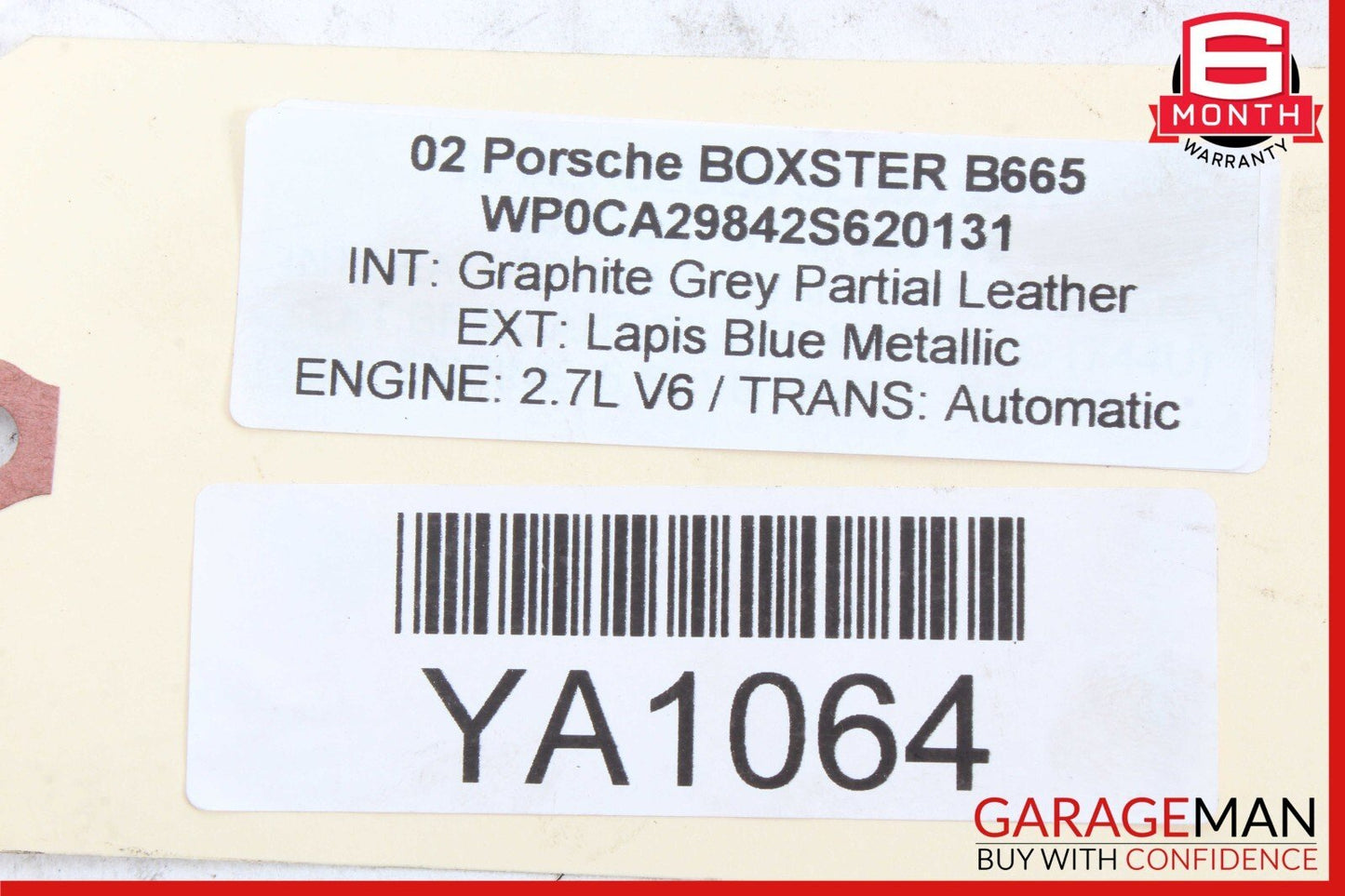 97-04 Porsche Boxster 986 Front Left / Right Side Shock Absorber Strut OEM