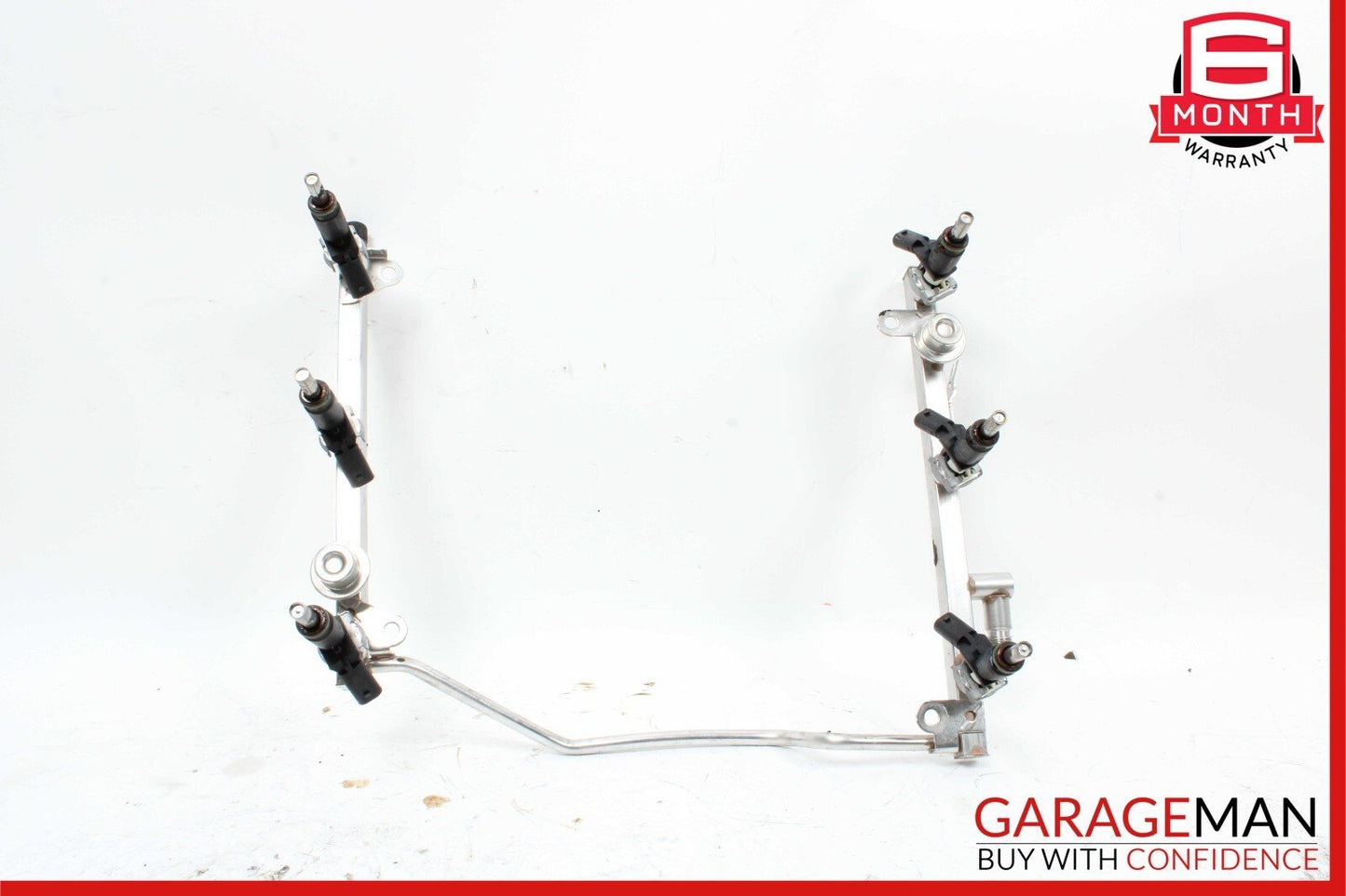 05-12 Mercedes W251 R350 E350 C300 C350 Fuel Injector Rail w/ Fuel Injectors OEM