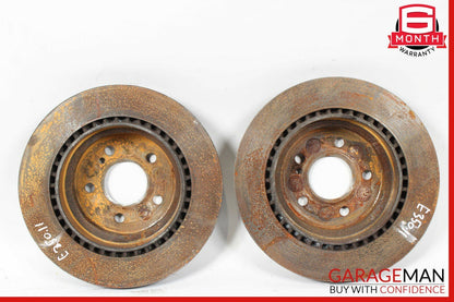 10-18 Mercedes W212 E350 Rear Brake Rotors Disc Left & Right Set 0004230912 OEM