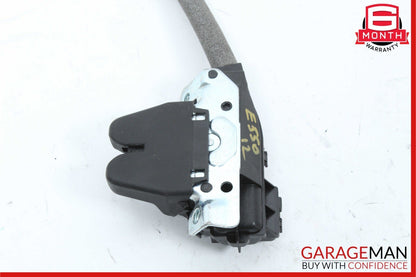 08-18 Mercedes W212 E550 E350 Rear Trunk Lid Actuator w/ Cylinder Lock Latch OEM