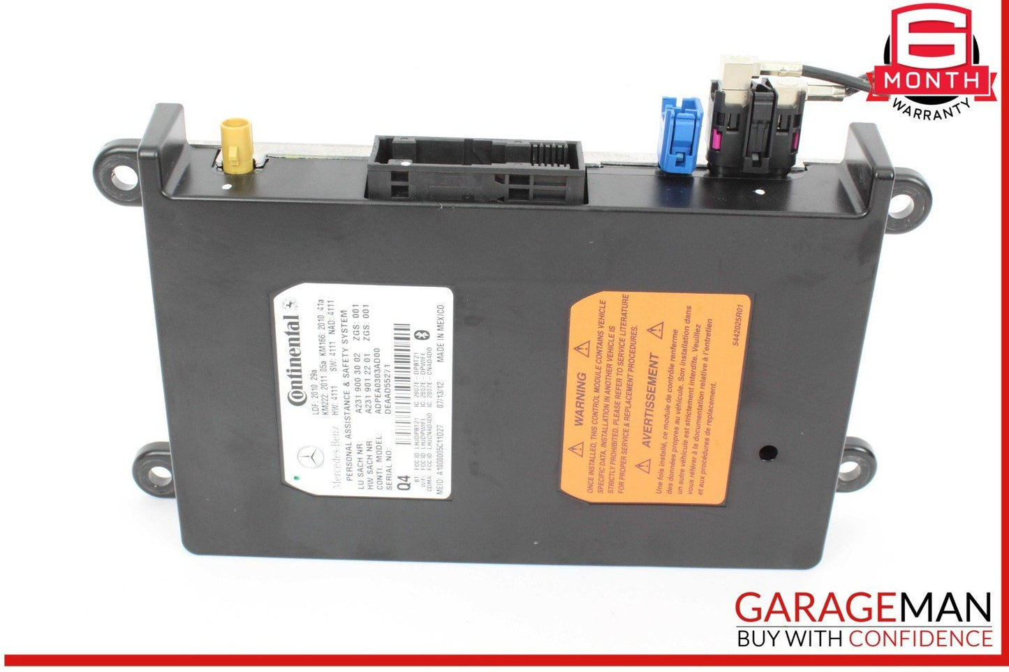 10-20 Mercedes R172 SLK250 GLA250 SL400 Communication Control Module Unit OEM