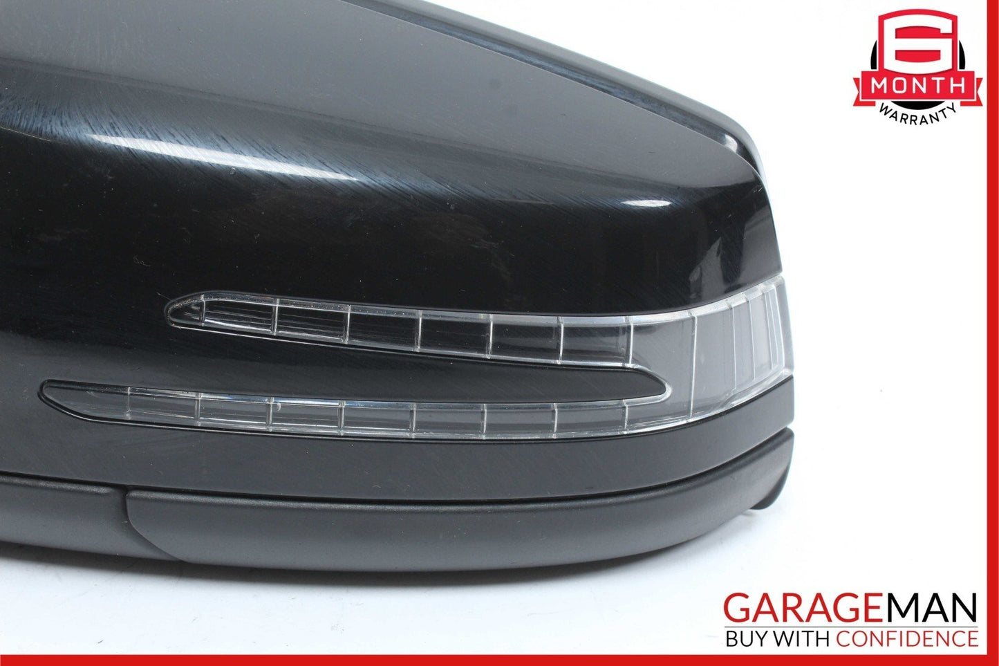 10-11 Mercedes W204 C250 C300 C350 Front Left Side Rear View Door Mirror Black