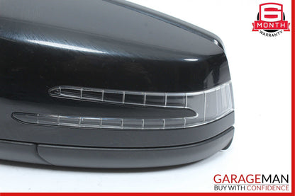 10-11 Mercedes W204 C250 C300 C350 Front Left Side Rear View Door Mirror Black