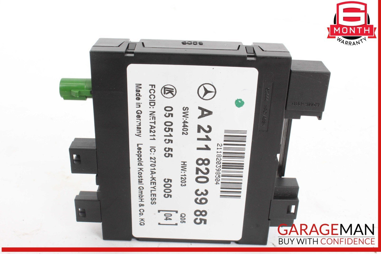 03-11 Mercedes W219 CLS500 Keyless Go Entry Control Module 2118203985 OEM