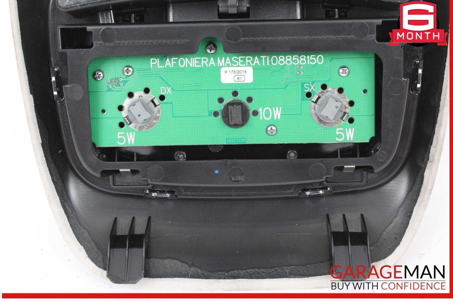 13-17 Maserati Ghibli Front Overhead Dome Light Lamp Switch Control Module